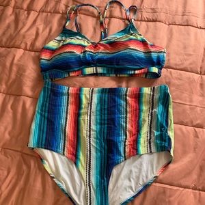 Sexy High waisted swim suit